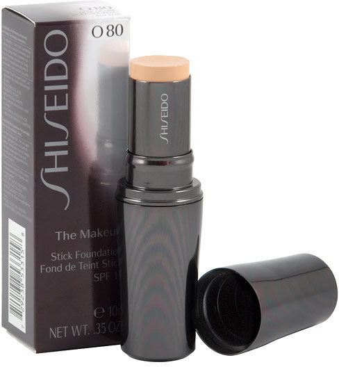 Shiseido Stick Foundation, podkład w sztyfcie O80 Natural Deep Ochre, SPF 15, 10 g