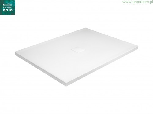 Besco Ultraslim Nox White 110x90 cm prostokątny biały