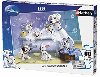 Trefl Nathan 86612 Puzzle 60-częściowy 101 Dalmatians czas kąpieli 86612