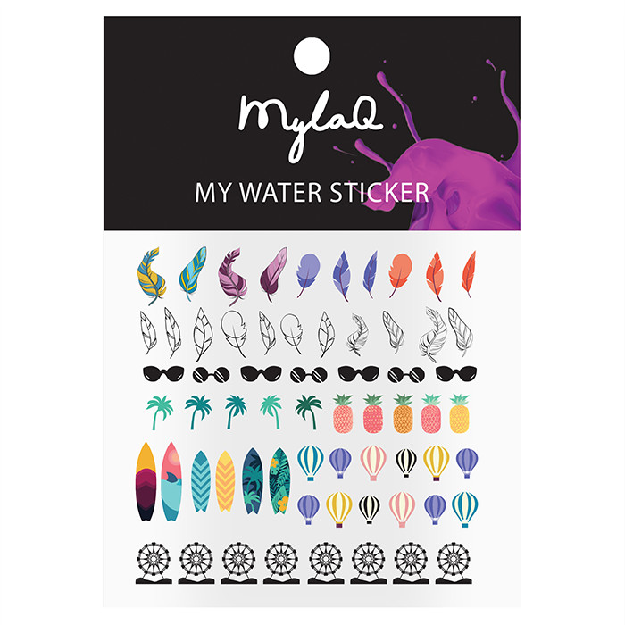 MyLaq Naklejki na paznokcie My Holiday Sticker MylaQ M441