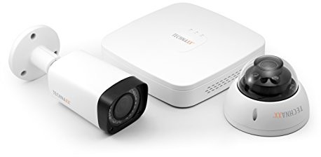 Technaxx Midi Security Kit Pro Full HD 1080p TX-51, zestaw-częściowy Security kamera monitorująca, biały, 4564