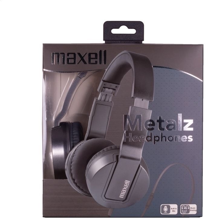 Maxell METALZ SMS-10 Czarne (MXSMMST)