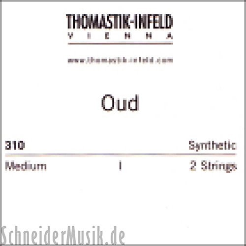 Thomastik Saiten für Arabische Aoud Satz 10-saitig mit D-Saiten blank 658127