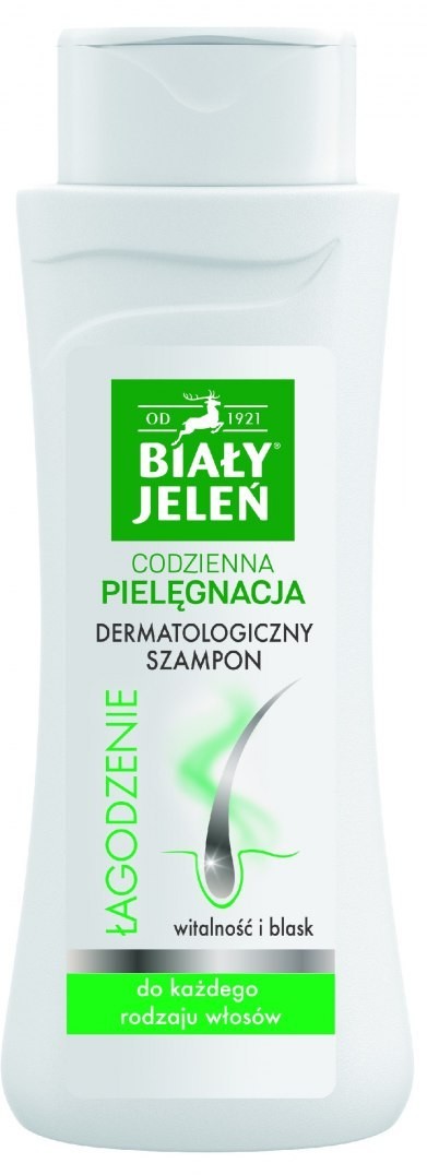 Pollena Biały Jeleń Codzienna Pielęgnacja Łagodzenie Szampon do włosów dermatologiczny - każdy rodzaj włosów 300ml 124010