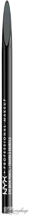 NYX professional makeup Professional Makeup - PRECISION BROW PENCIL - Ołówek do brwi - 07 - CHARCOAL