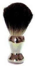 Golddachs pędzel do golenia, uchwyt z tworzywa sztucznego, srebrny, 100% włosie 7610381403