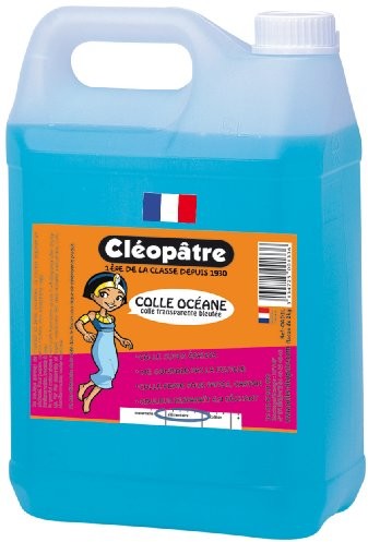 Cléopâtre Kleopatra oad5l syntetycznych klej przezroczysty, 5 litrów Ocean Niebieski OAD5L