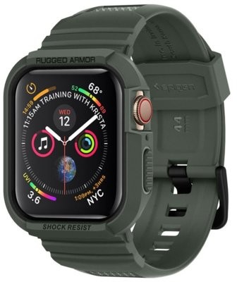 SPIGEN SPIGEN Etui SPIGEN Rugged Armor Pro do Apple Watch 44 mm) Zielony