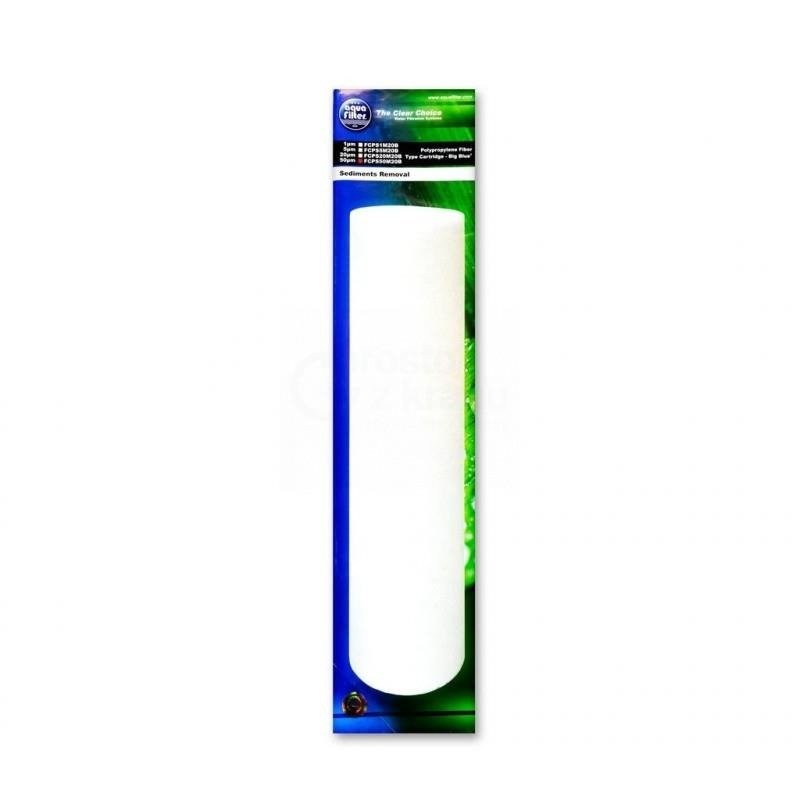 AquaFilter FCPS50M20B - Wkład polipropylenowy 50 mikronów (20BB) FCPS50M20B