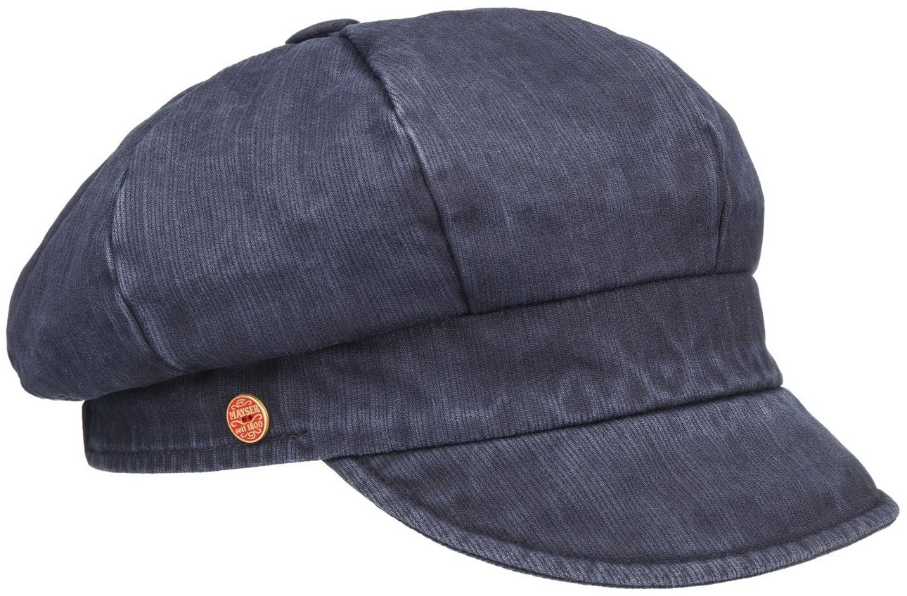 Czapka Newsboy Alexa by Mayser, ciemnoniebieski, One Size