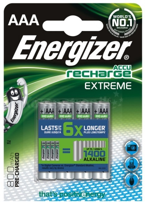 Energizer Extreme AAA 800 mAh 4szt AAA/HR03