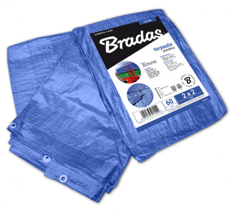 Bradas Plandeka wzmacniana Okryciowa Niebieska 2 x 2 m 60g/m2 5244 PL2/2