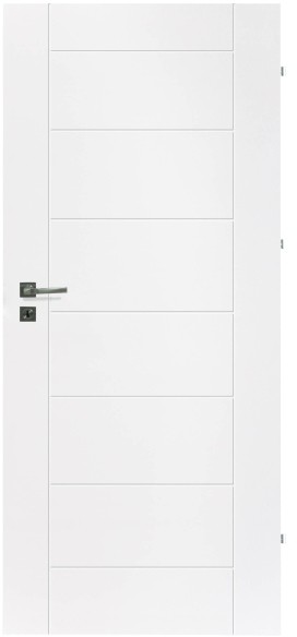 Drzwi pełne Exmoor Sette 60 prawe białe 5903917781763