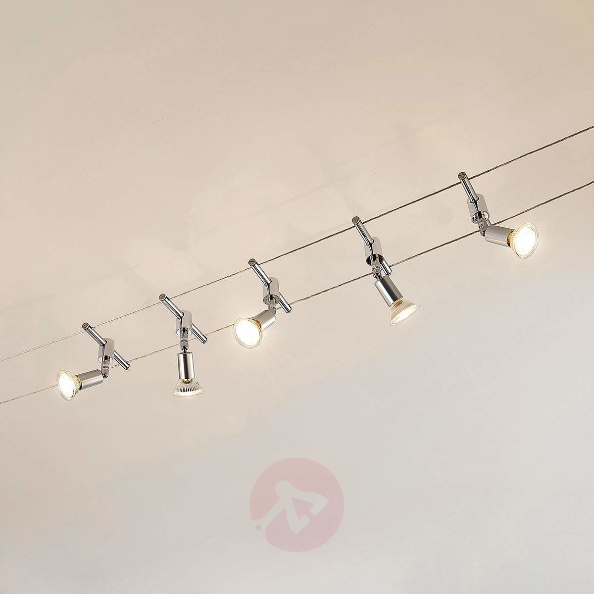 Lampenwelt com 5-punktowy system linkowy Rope z reflektorami LED