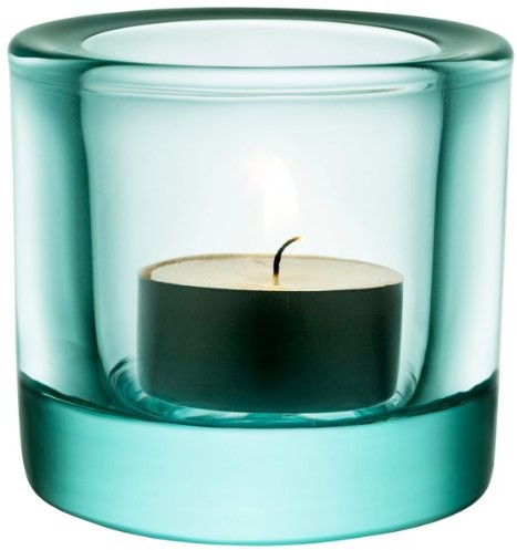 Iittala 005383 świecznik szklany na podgrzewacz, 60 mm, zielona woda, 6 cm 5604