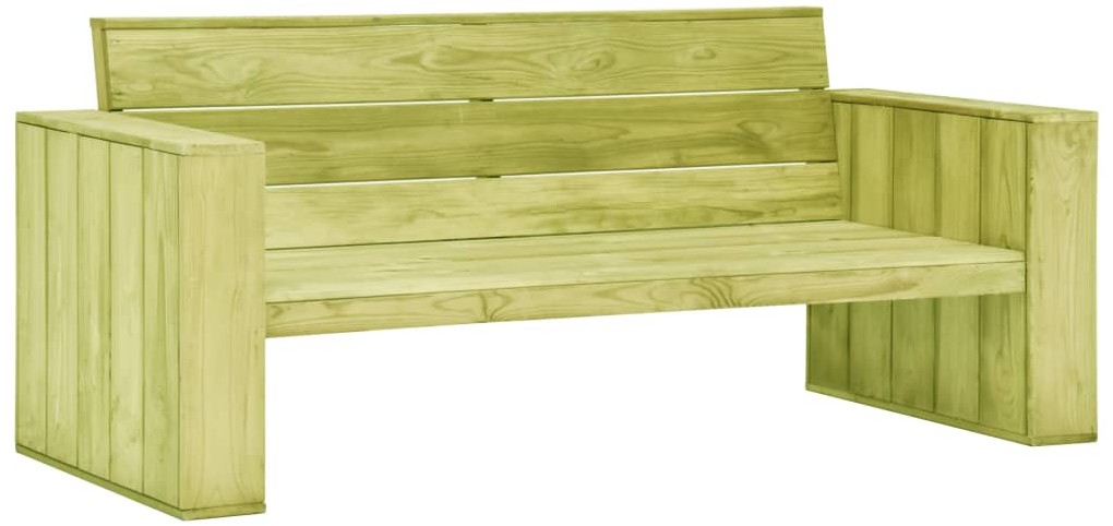 vidaXL Ławka ogrodowa, 179 cm, impregnowane drewno sosnowe