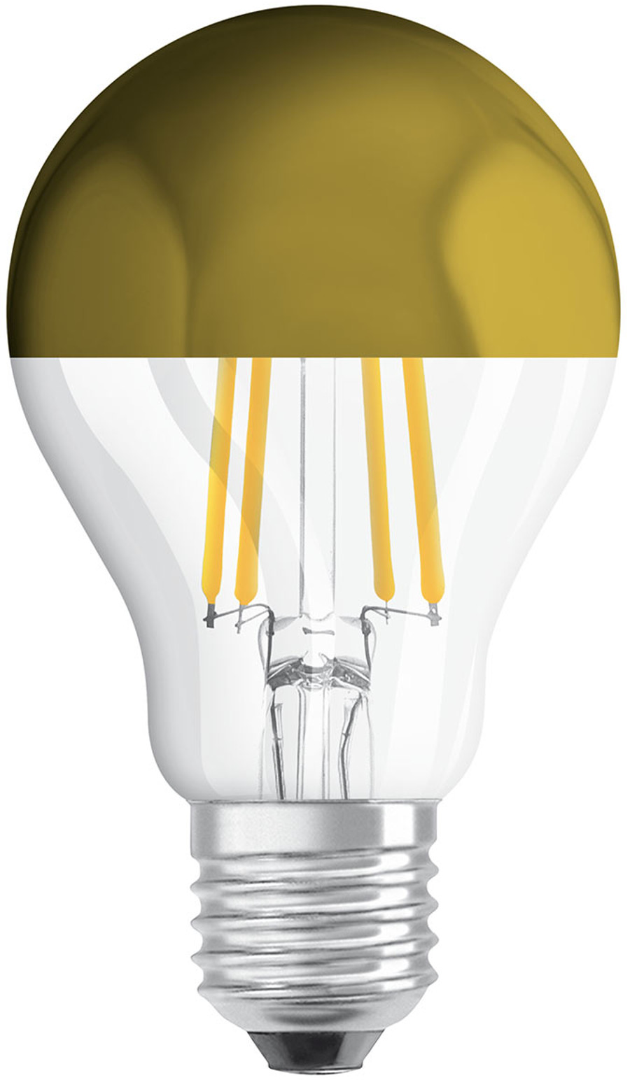 Osram żarówka LED E27 CLA Mirror gold 4W 2 700 K