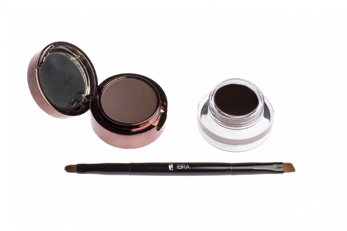 IBRA IBRA Eyebrow Pomade & Powder Pomada i cień do brwi Dark Chocolate 7g 123047