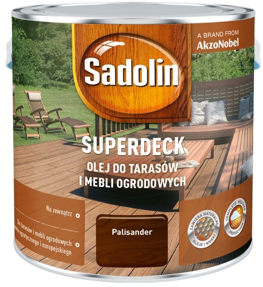 Sadolin Impregnat Olej Superdeck Palisander 2,5 L