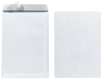 Herlitz duża koperta z okienkiem, format C5, 90 g, z paskiem samoprzylepnym, 25 sztuk, z nadrukiem wewnętrznym, zapakowane w folię, kolor biały C5 4008110310541