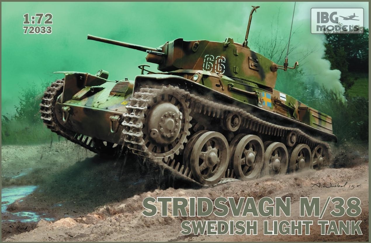 IBG Lekki czołg Stridsvagn M/38 72033