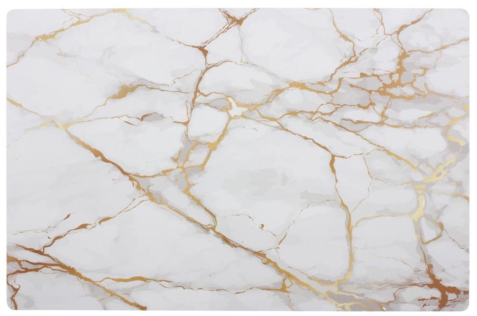 UNIGLOB Podkładka na stół CALCITE prostokątna 43 x 28 cm biała