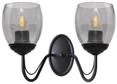 Helam Allena Kinkiet Helam K-2961/2 BK+SM