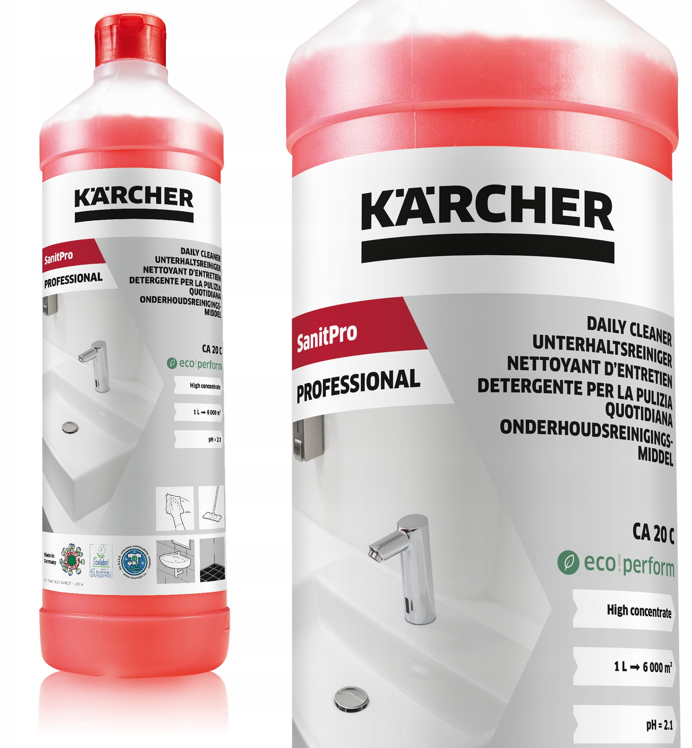 Karcher Ca 20 C Płyn Do Czyszczenia Sanitariów 1L