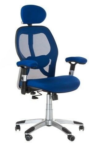 Bs fotel ergonomiczny corpocomfort bx-4144 niebieski