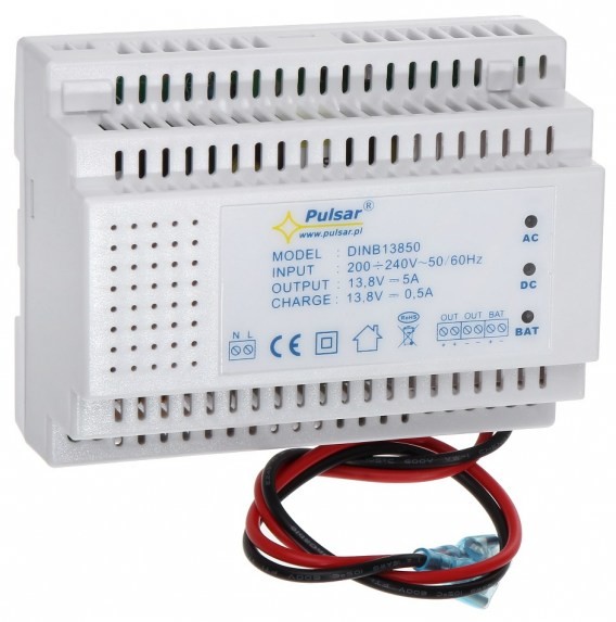 PULSAR ZASILACZ BUFOROWY IMPULSOWY DINB-13850 DINB-13850