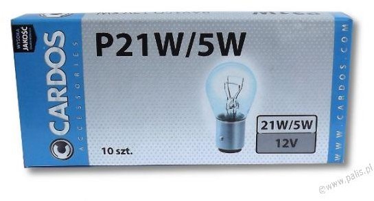 K2 Żarówka P21/5W 12V Cardos AOP215 AOP215