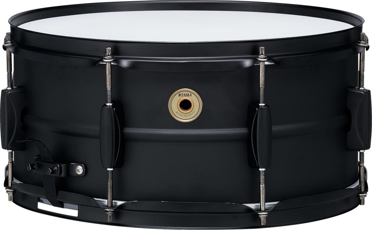 Tama Metalworks 14" x 6,5" Black Steel werbel