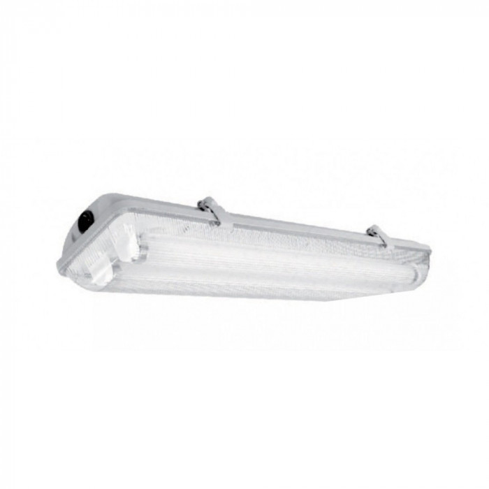GTV Oprawa hermetyczna Helios LED 2x60cm pod tuby LED LD-HEL218D-30