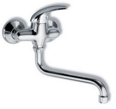 Ferro METALIA Bateria umywalkowa/zlewozmywakowa ścienna 100 mm chrom 55074/T,0