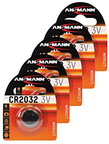 Ansmann CR2032 bateria litowa guzikowa zestaw 3 V generator na kluczyki samochodowe, Tan, itd. baterie guzikowe srebro 5020122-590-1