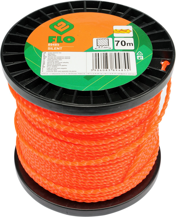 FLO Żyłka tnąca silent 2.7mm x 70m 89485