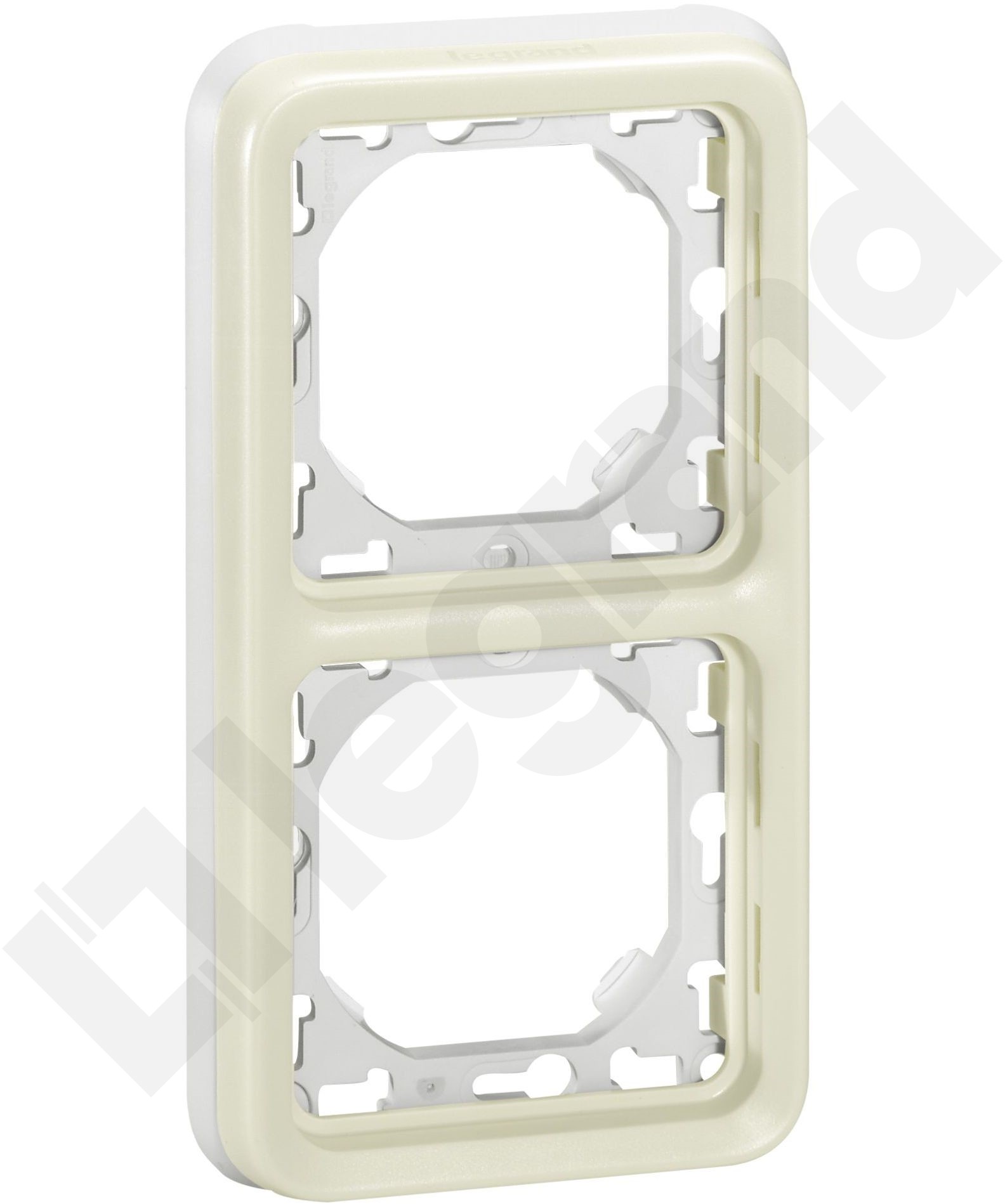 Legrand Uchwyt podwójny pionowy PLEXO55 069696 szary