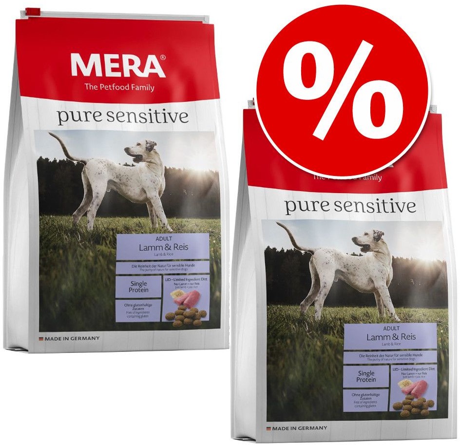 Meradog Pure Sensitive Mera Dog Pure Sensitive łosoś i ryż 2 x 12,5 kg