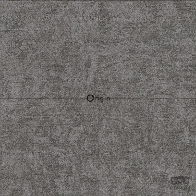 Origin Szara tapeta na flizelinie z metalicznym wykończeniem 347407_origin