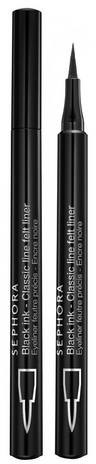 SEPHORA COLLECTION Black Ink - Wodoodporny eyeliner o precyzyjnej końcówce