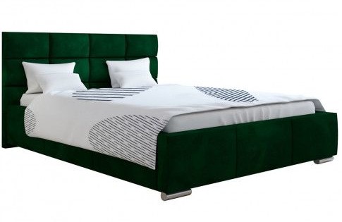 Tapicerowane łóżko z pojemnikiem 140x200 Campino 3X