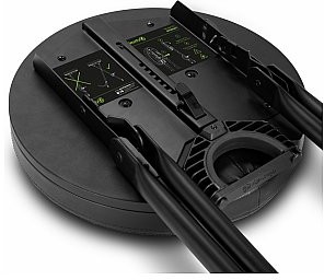 Gravity Stands FG SEAT 1 - Stołek dla muzyka ze zintegrowanym stojakiem na gitarę GFGSEAT1