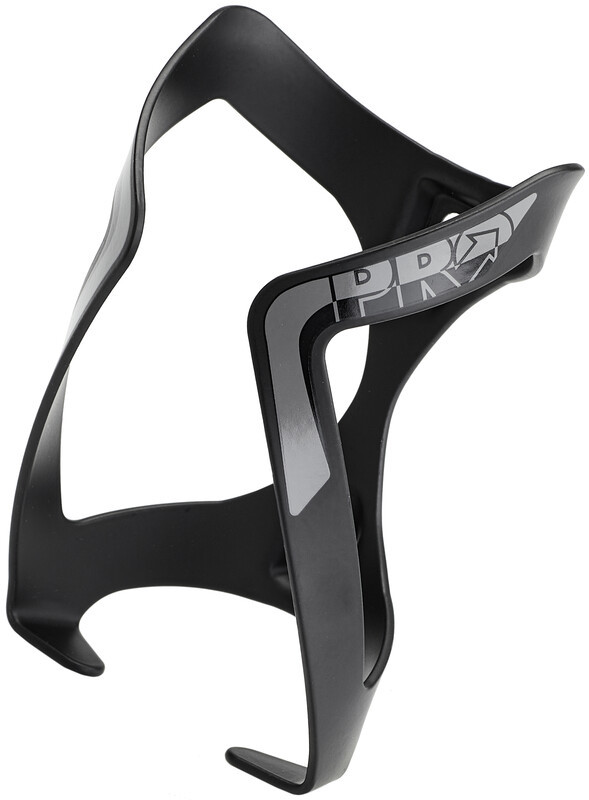 PRO Uchwyt do bidonu Aluminium, czarny/szary 2021 Uchwyty FAPRBC0019