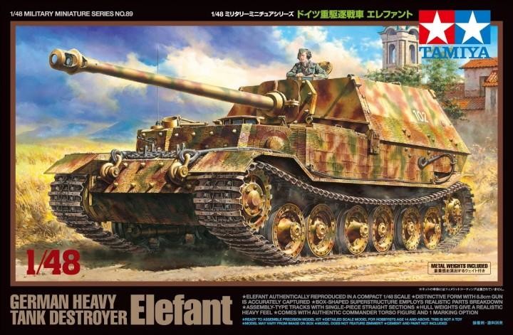 Tamiya Niemieckie działo pancerne Elefant 32589