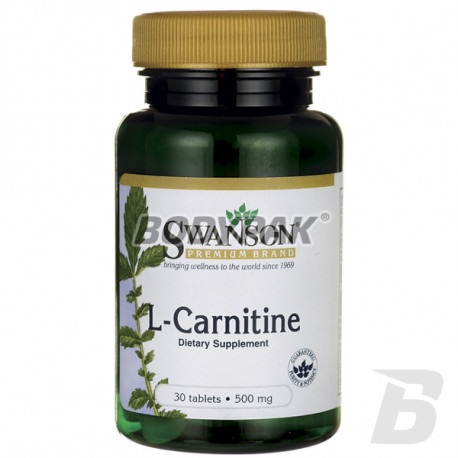 SWANSON L-Karnityna 500mg 30 tabl