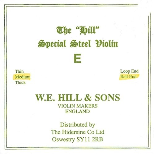 Hill Hill String 4410WL, E String Thin Loop End 4410WL