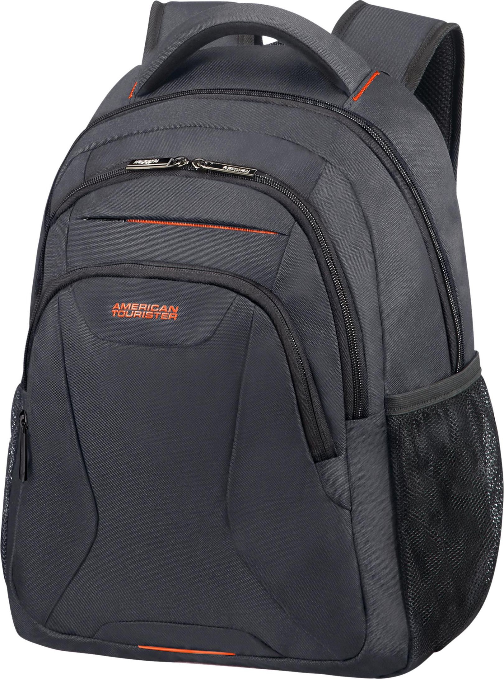 American Tourister Plecak na laptopa AT WORK 13.3-14.1 szaro-pomarańczowy