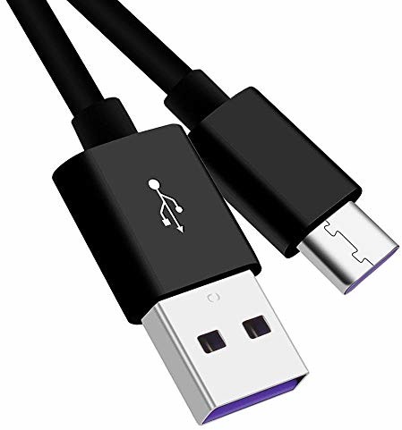 PremiumCord Kabel do szybkiego ładowania USB-C 1 m, superszybkie ładowanie 5 A, USB 3.1 typu C wtyczka USB 2.0, szybka i kabel danych pasujący do urządzeń typu C, czarny, 2 m