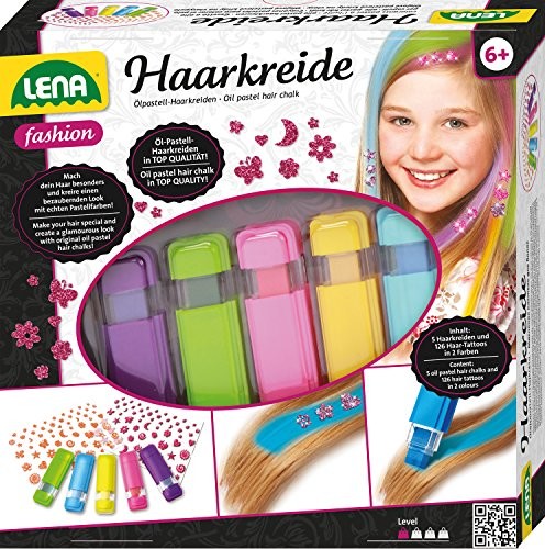 Lena Fashion zestaw kredy do włosów