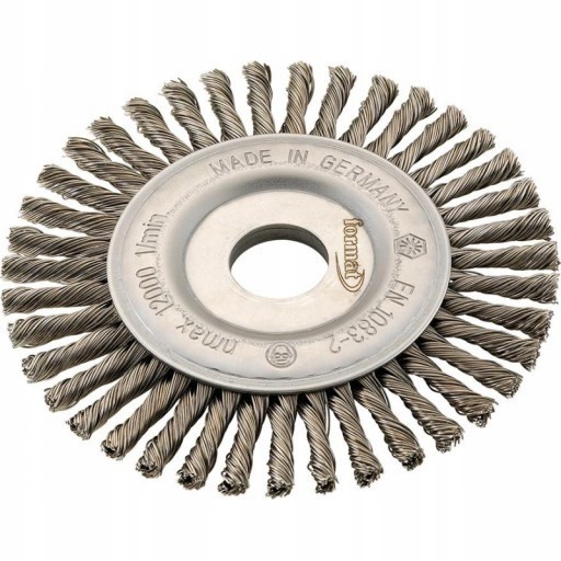 FORMAT Szczotka Okrągła Tarczowa Druciana 178x6mm